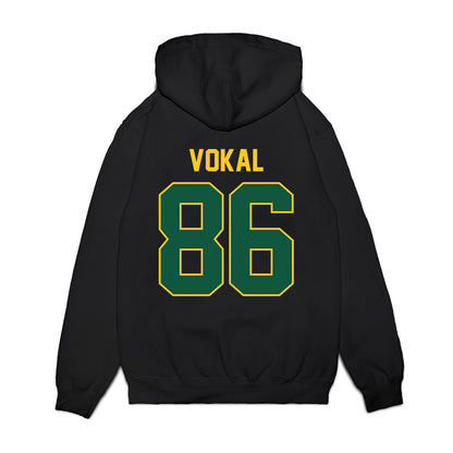 NDSU - NCAA Football : Dylan Vokal - Vintage Helmet Premium Hooded Sweatshirt-1
