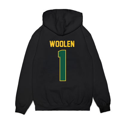 NDSU - NCAA Football : Donovan Woolen - Vintage Helmet Premium Hooded Sweatshirt-1