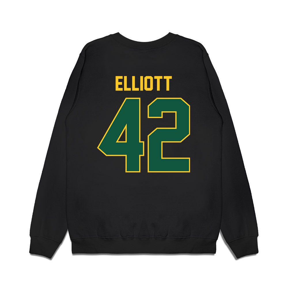 NDSU - NCAA Football : Alex Elliott - Vintage Helmet Premium Crewneck Sweatshirt-1