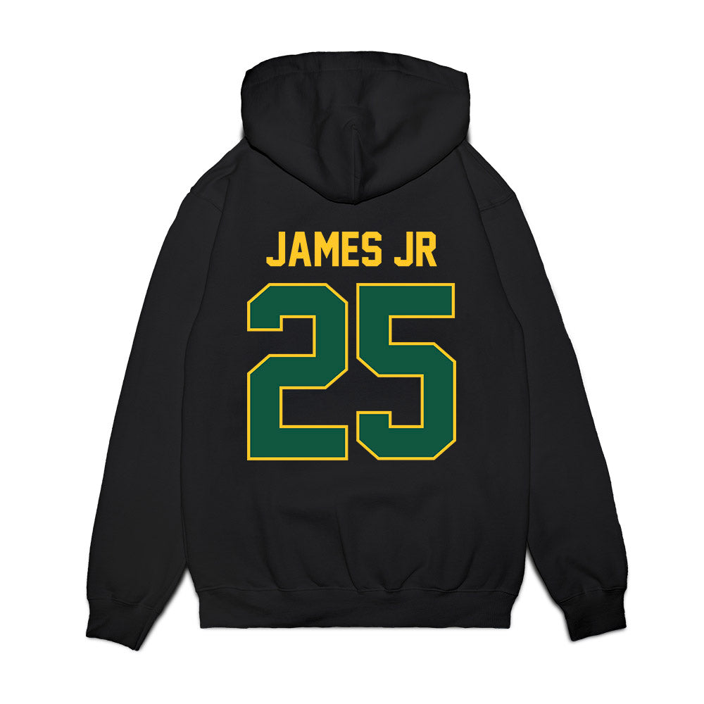NDSU - NCAA Football : Ray James Jr - Vintage Helmet Premium Hooded Sweatshirt-1