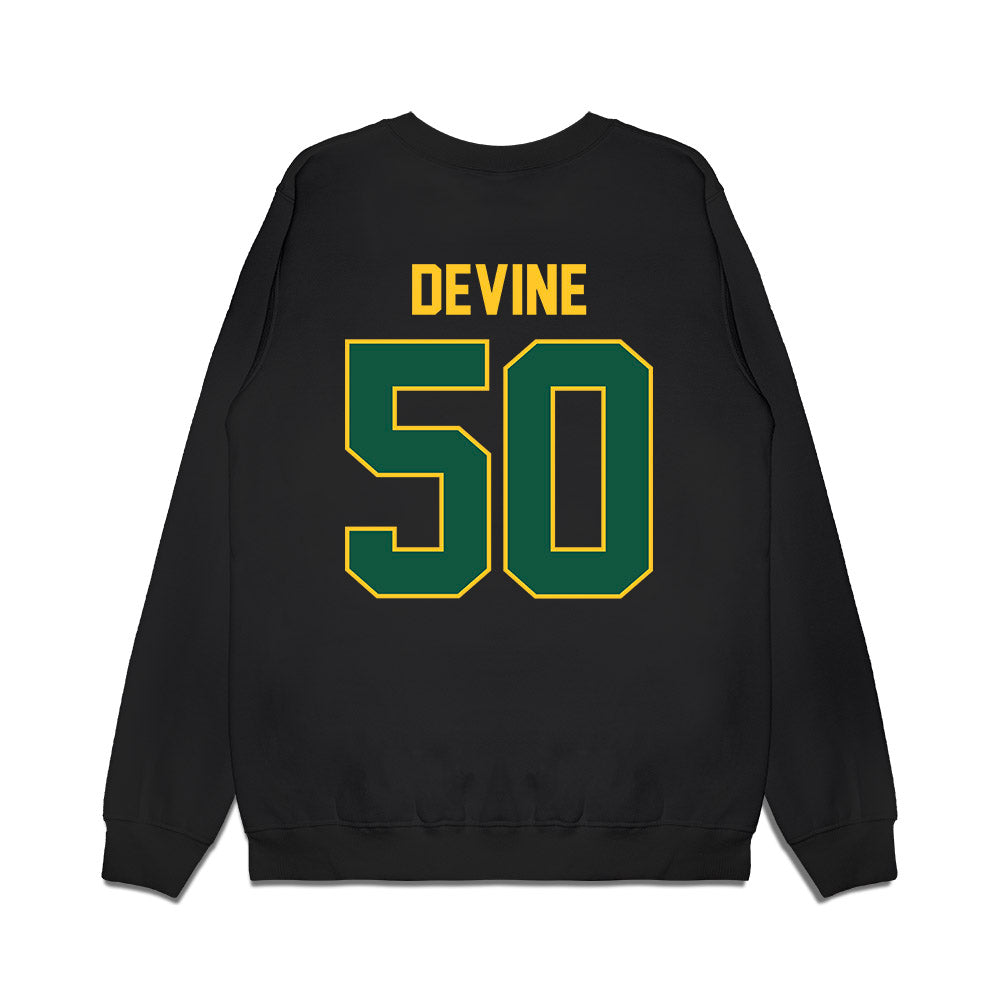 NDSU - NCAA Football : Damian Devine - Vintage Helmet Premium Crewneck Sweatshirt-1