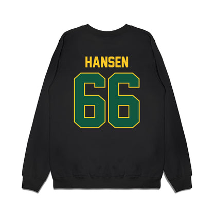 NDSU - NCAA Football : Jack Hansen - Vintage Helmet Premium Crewneck Sweatshirt-1