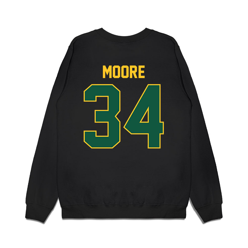 NDSU - NCAA Football : Marion Moore - Vintage Helmet Premium Crewneck Sweatshirt-1
