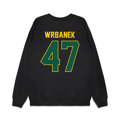 NDSU - NCAA Football : Jacob Wrbanek - Vintage Helmet Premium Crewneck Sweatshirt-1