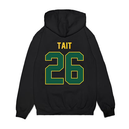 NDSU - NCAA Football : Evrett Tait - Vintage Helmet Premium Hooded Sweatshirt-1