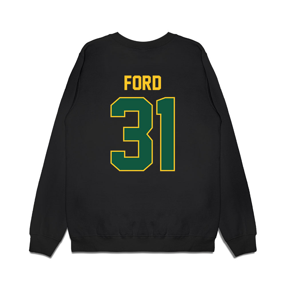 NDSU - NCAA Football : Mikhale Ford - Vintage Helmet Premium Crewneck Sweatshirt-1