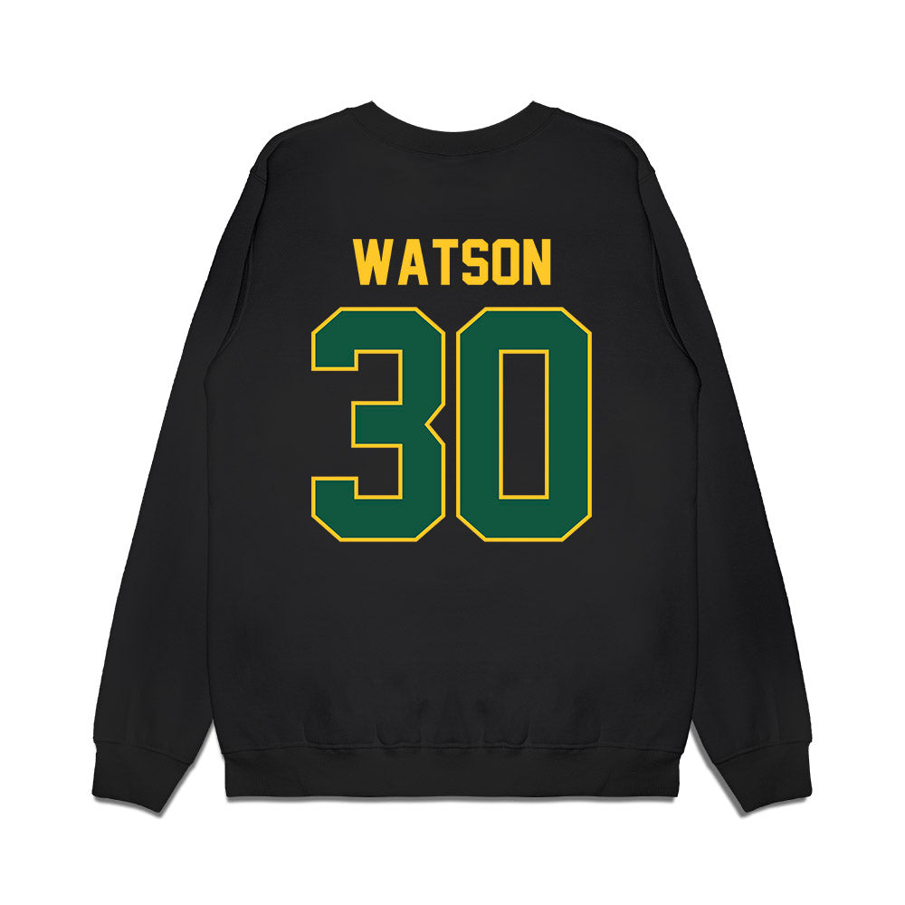 NDSU - NCAA Football : Kelly Watson - Vintage Helmet Premium Crewneck Sweatshirt-1