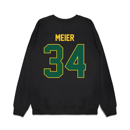 NDSU - NCAA Football : Landon Meier - Vintage Helmet Premium Crewneck Sweatshirt-1