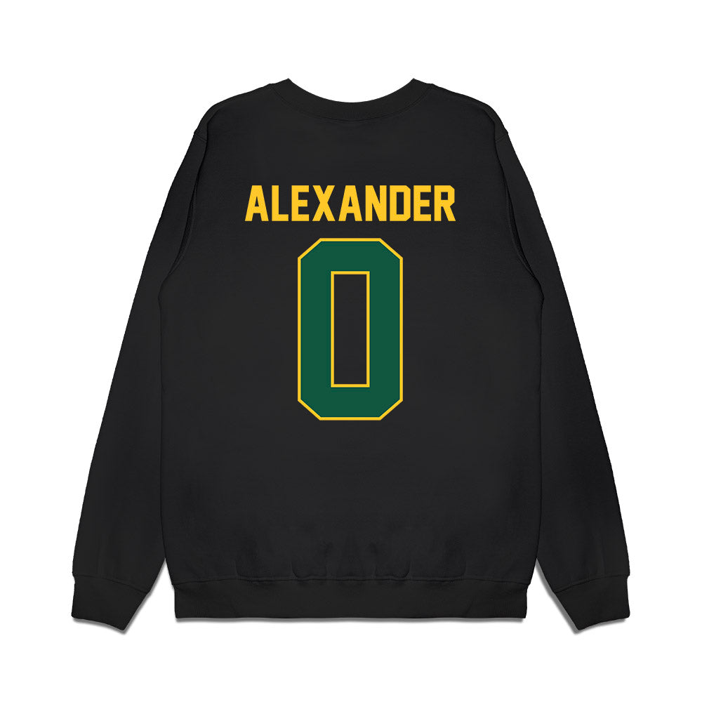 NDSU - NCAA Football : Jaquise Alexander - Vintage Helmet Premium Crewneck Sweatshirt-1