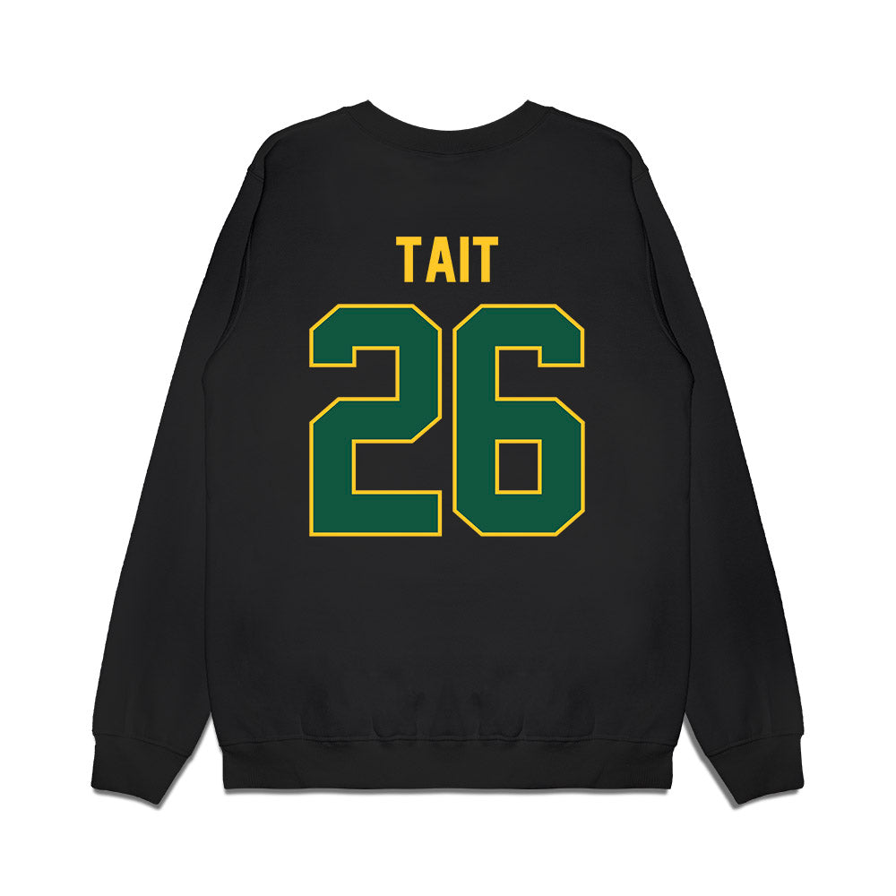 NDSU - NCAA Football : Evrett Tait - Vintage Helmet Premium Crewneck Sweatshirt-1