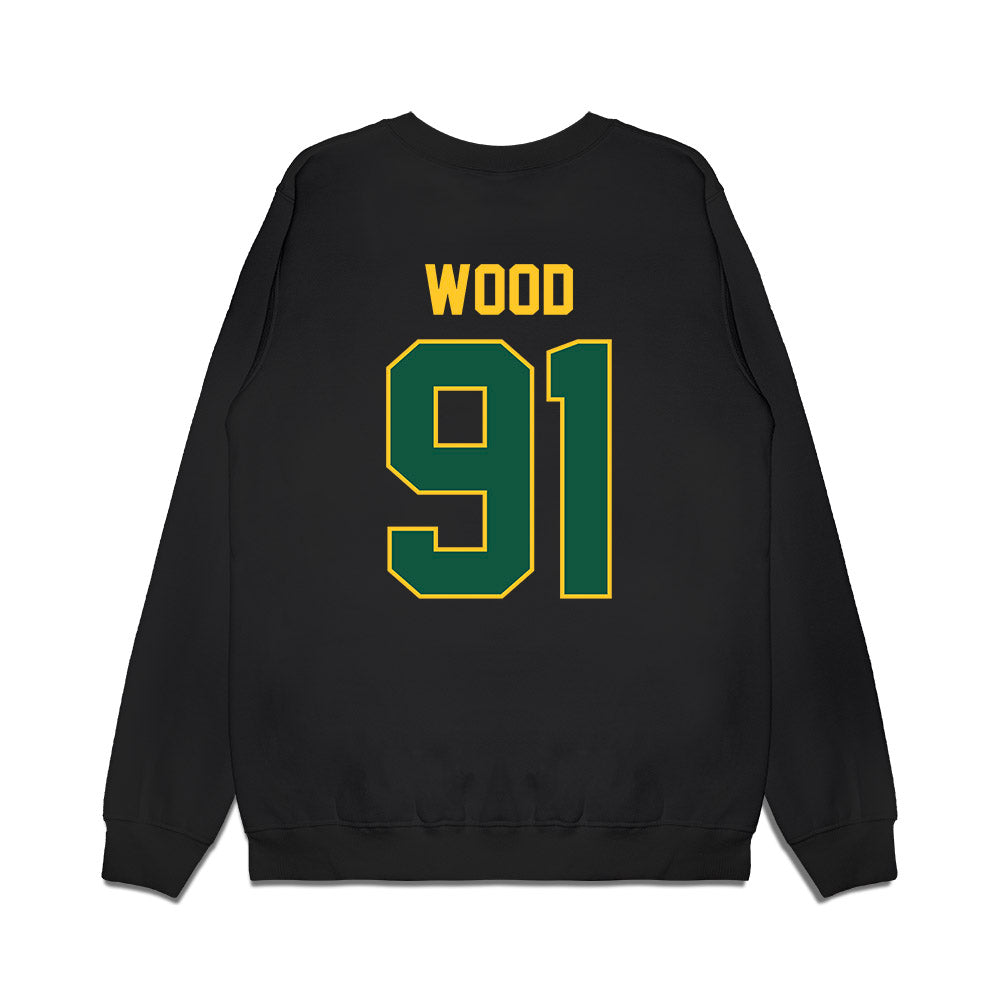 NDSU - NCAA Football : Ethan Wood - Vintage Helmet Premium Crewneck Sweatshirt-1