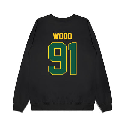 NDSU - NCAA Football : Ethan Wood - Vintage Helmet Premium Crewneck Sweatshirt-1