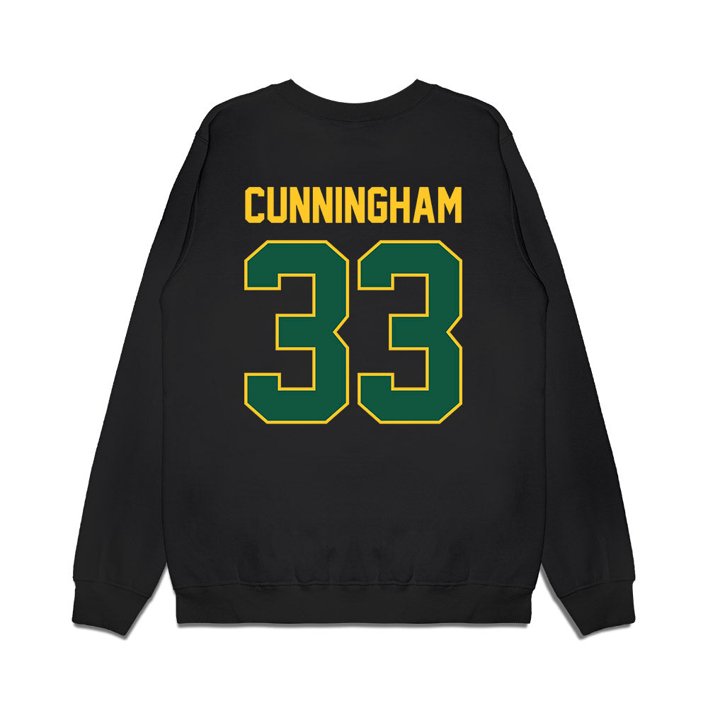 NDSU - NCAA Football : Gabriel Cunningham - Vintage Helmet Premium Crewneck Sweatshirt-1