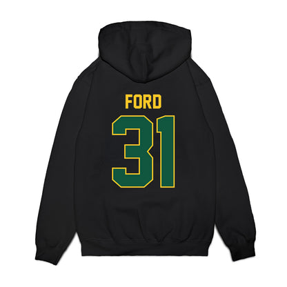 NDSU - NCAA Football : Mikhale Ford - Vintage Helmet Premium Hooded Sweatshirt-1