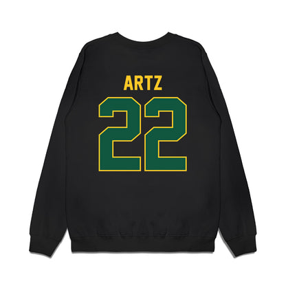 NDSU - NCAA Football : Hudson Artz - Vintage Helmet Premium Crewneck Sweatshirt-1