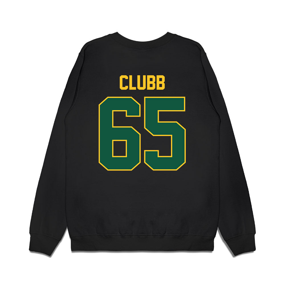 NDSU - NCAA Football : Brody Clubb - Vintage Helmet Premium Crewneck Sweatshirt-1