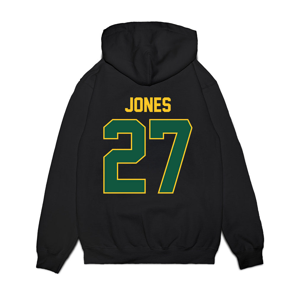 NDSU - NCAA Football : Ryan Jones - Vintage Helmet Premium Hooded Sweatshirt-1