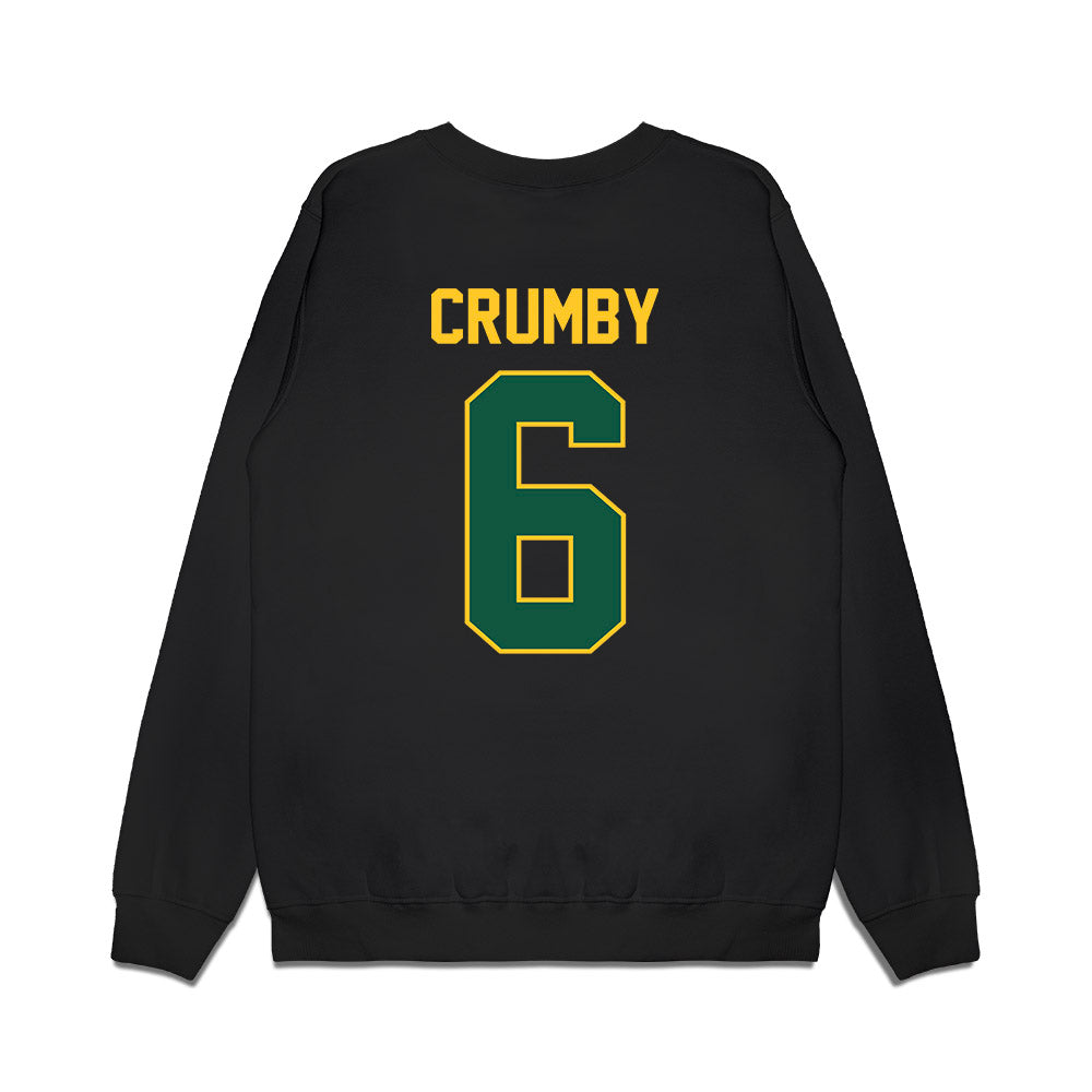 NDSU - NCAA Football : Jaylin Crumby - Vintage Helmet Premium Crewneck Sweatshirt-1