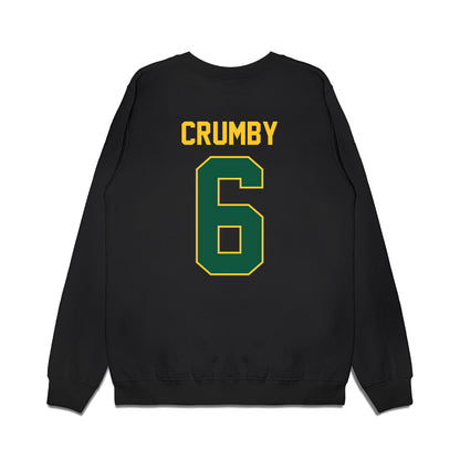 NDSU - NCAA Football : Jaylin Crumby - Vintage Helmet Premium Crewneck Sweatshirt-1