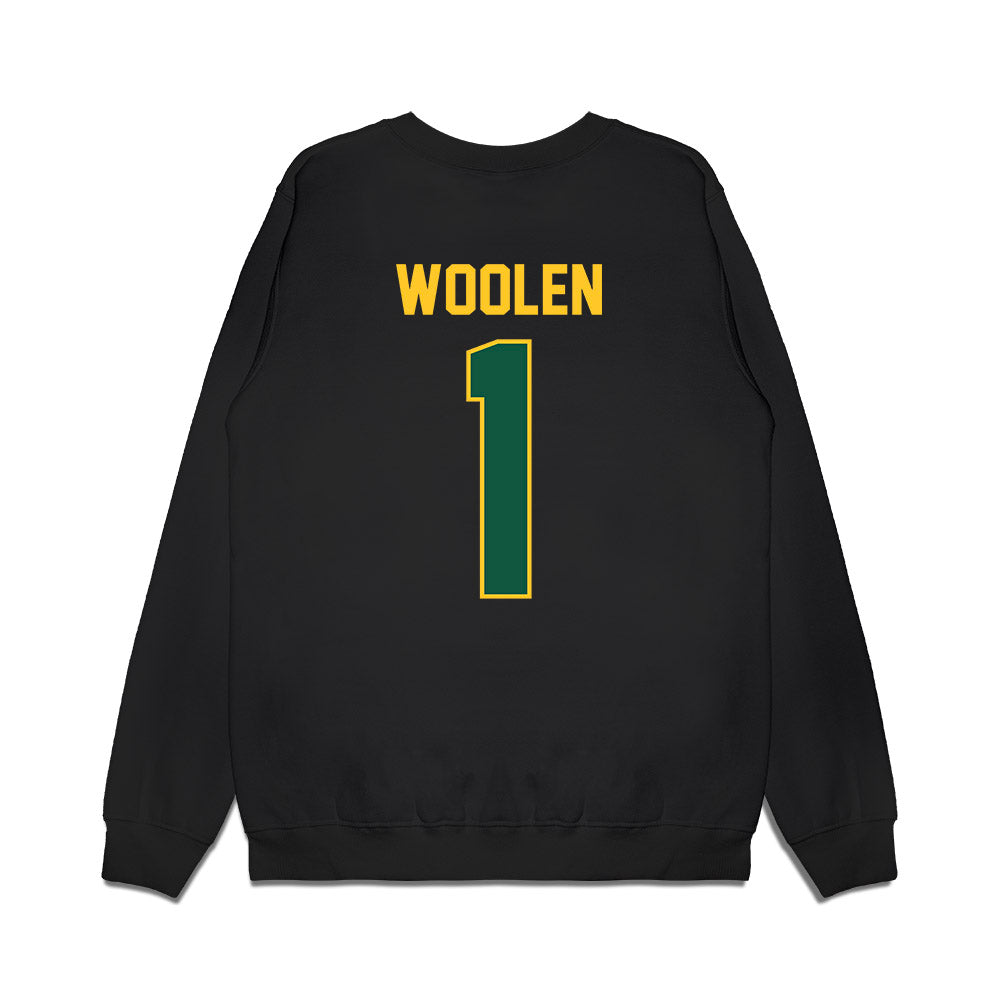 NDSU - NCAA Football : Donovan Woolen - Vintage Helmet Premium Crewneck Sweatshirt-1