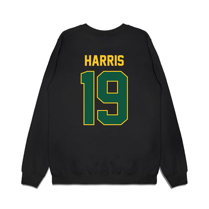 NDSU - NCAA Football : Chris Harris - Vintage Helmet Premium Crewneck Sweatshirt-1