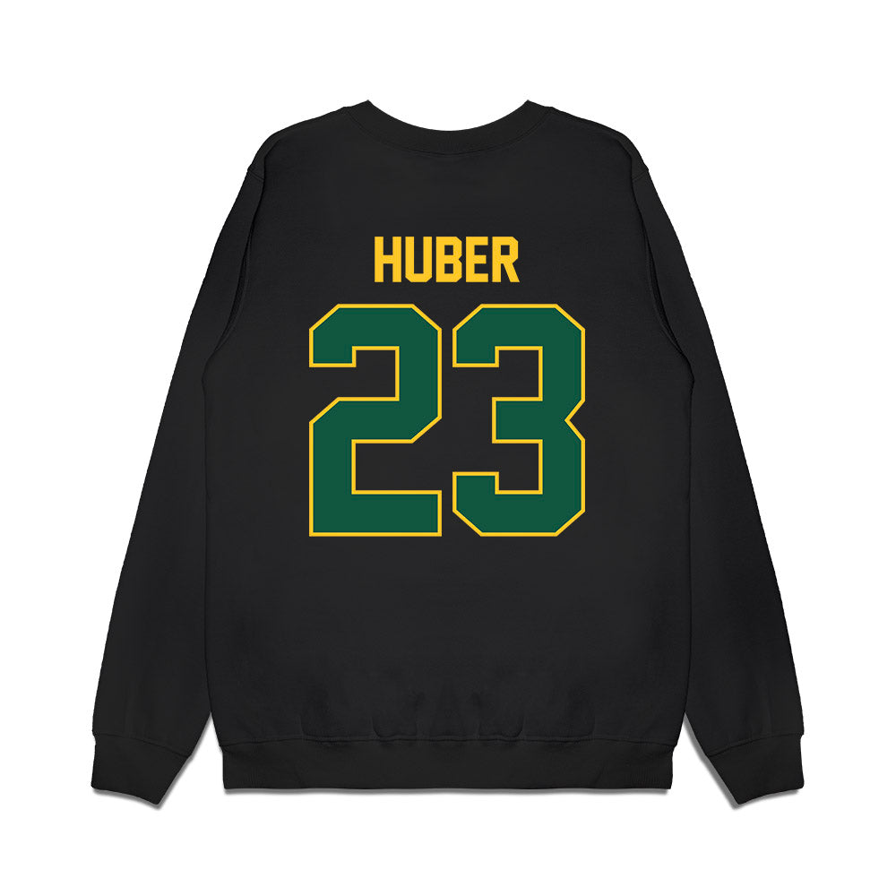 NDSU - NCAA Football : Kegan Huber - Vintage Helmet Premium Crewneck Sweatshirt-1