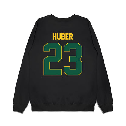 NDSU - NCAA Football : Kegan Huber - Vintage Helmet Premium Crewneck Sweatshirt-1