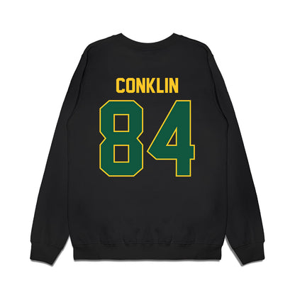 NDSU - NCAA Football : Logan Conklin - Vintage Helmet Premium Crewneck Sweatshirt-1