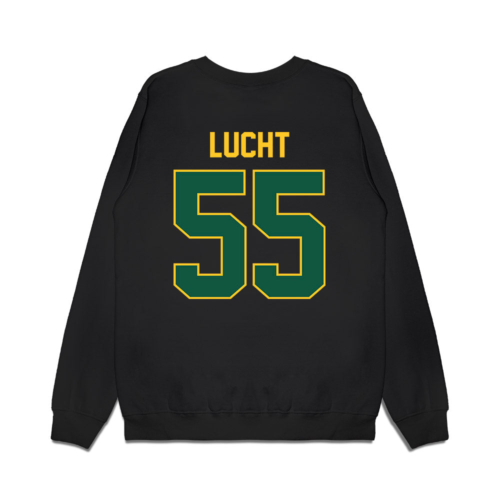 NDSU - NCAA Football : Oliver Lucht - Vintage Helmet Premium Crewneck Sweatshirt-1