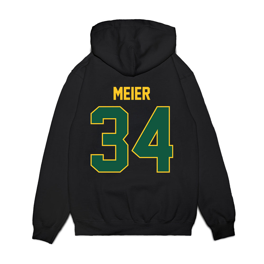 NDSU - NCAA Football : Landon Meier - Vintage Helmet Premium Hooded Sweatshirt-1