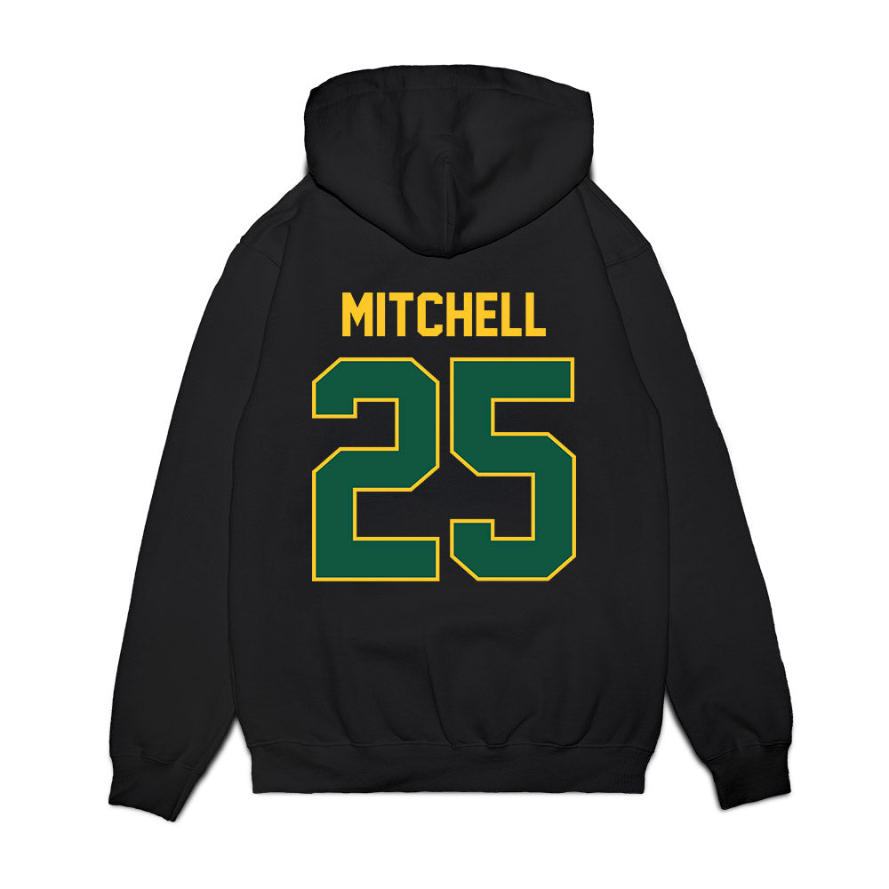 NDSU - NCAA Football : Myles Mitchell - Vintage Helmet Premium Hooded Sweatshirt-1