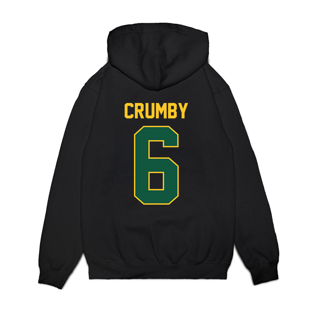 NDSU - NCAA Football : Jaylin Crumby - Vintage Helmet Premium Hooded Sweatshirt-1