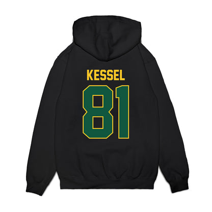 NDSU - NCAA Football : Reis Kessel - Vintage Helmet Premium Hooded Sweatshirt-1