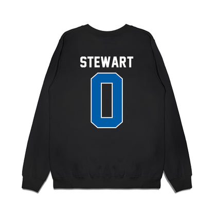 Buffalo - NCAA Football : Kobe Stewart - Vintage Helmet Premium Crewneck Sweatshirt-1