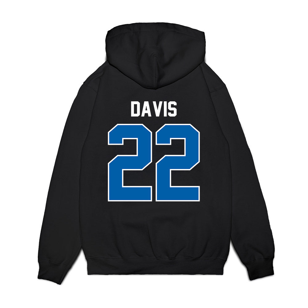 Buffalo - NCAA Football : Ronnell Davis - Vintage Helmet Premium Hooded Sweatshirt-1
