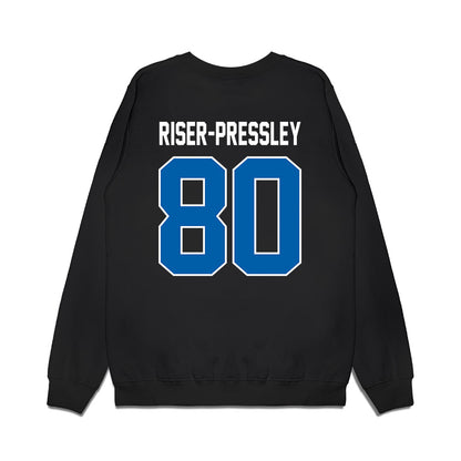 Buffalo - NCAA Football : Shamar Riser-Pressley - Vintage Helmet Premium Crewneck Sweatshirt-1