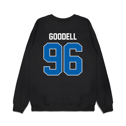 Buffalo - NCAA Football : Charlton Goodell - Vintage Helmet Premium Crewneck Sweatshirt-1
