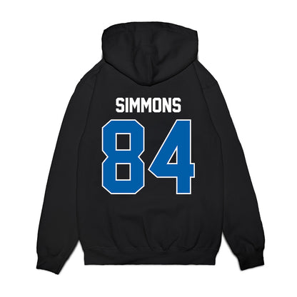 Buffalo - NCAA Football : Tyrell Simmons - Vintage Helmet Premium Hooded Sweatshirt-1