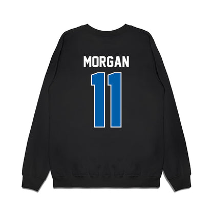 Buffalo - NCAA Football : Devin Morgan - Vintage Helmet Premium Crewneck Sweatshirt-1