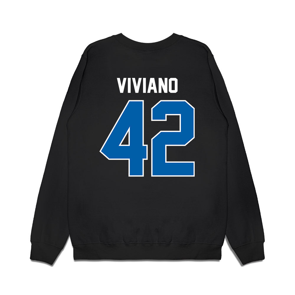 Buffalo - NCAA Football : mitchell viviano - Vintage Helmet Premium Crewneck Sweatshirt-1