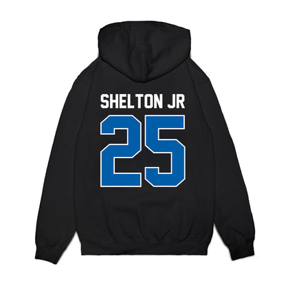 Buffalo - NCAA Football : Terrance Shelton Jr - Vintage Helmet Premium Hooded Sweatshirt-1