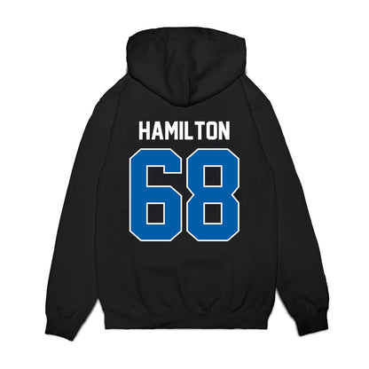 Buffalo - NCAA Football : Liam Hamilton - Vintage Helmet Premium Hooded Sweatshirt-1