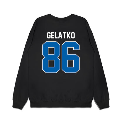 Buffalo - NCAA Football : Michael Gelatko - Vintage Helmet Premium Crewneck Sweatshirt-1