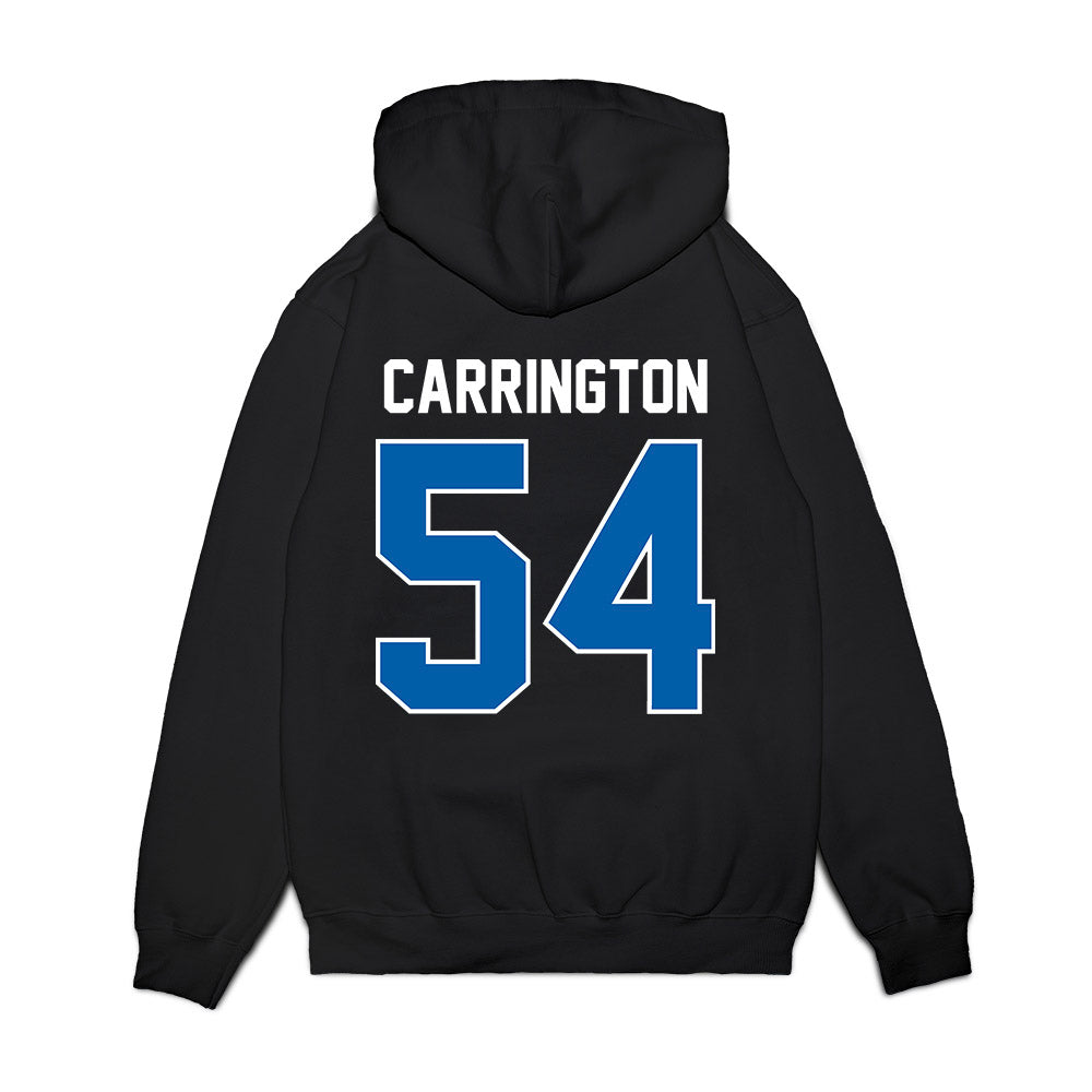 Buffalo - NCAA Football : James Carrington - Vintage Helmet Premium Hooded Sweatshirt-1