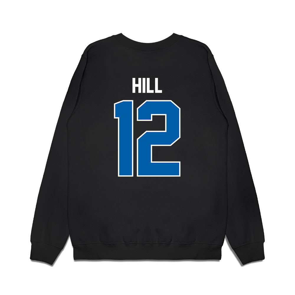 Buffalo - NCAA Football : Nino Hill - Vintage Helmet Premium Crewneck Sweatshirt-1