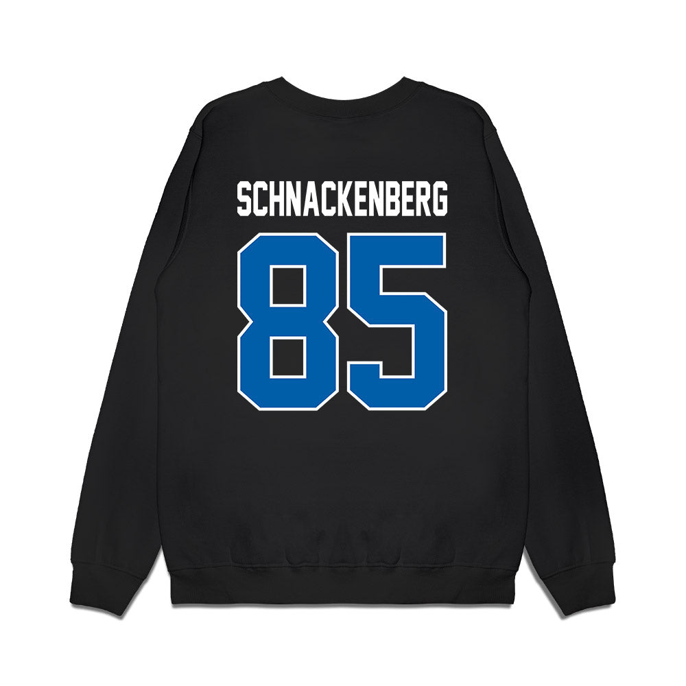 Buffalo - NCAA Football : Andrew Schnackenberg - Vintage Helmet Premium Crewneck Sweatshirt-1