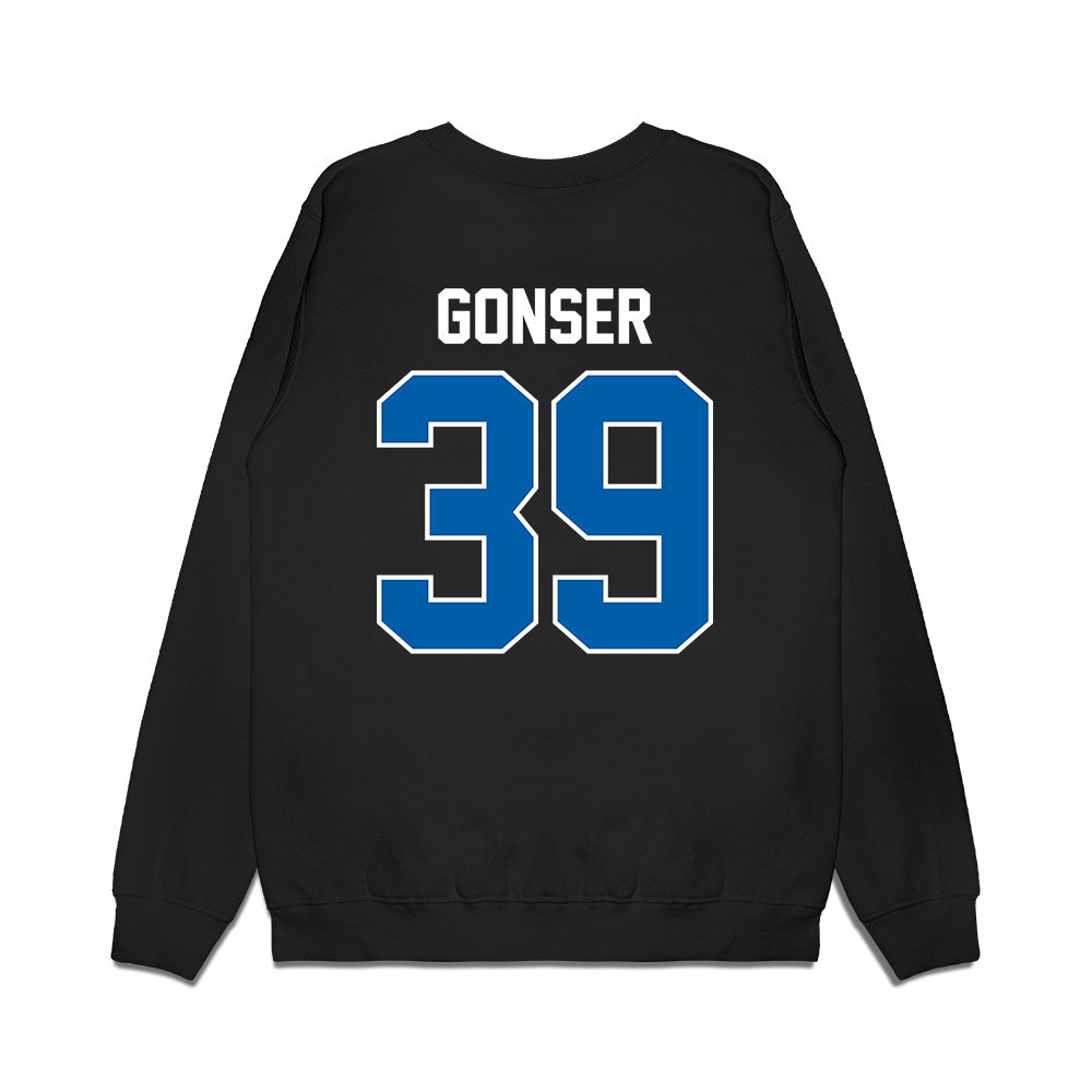 Buffalo - NCAA Football : Mitchell Gonser - Vintage Helmet Premium Crewneck Sweatshirt-1
