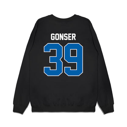 Buffalo - NCAA Football : Mitchell Gonser - Vintage Helmet Premium Crewneck Sweatshirt-1