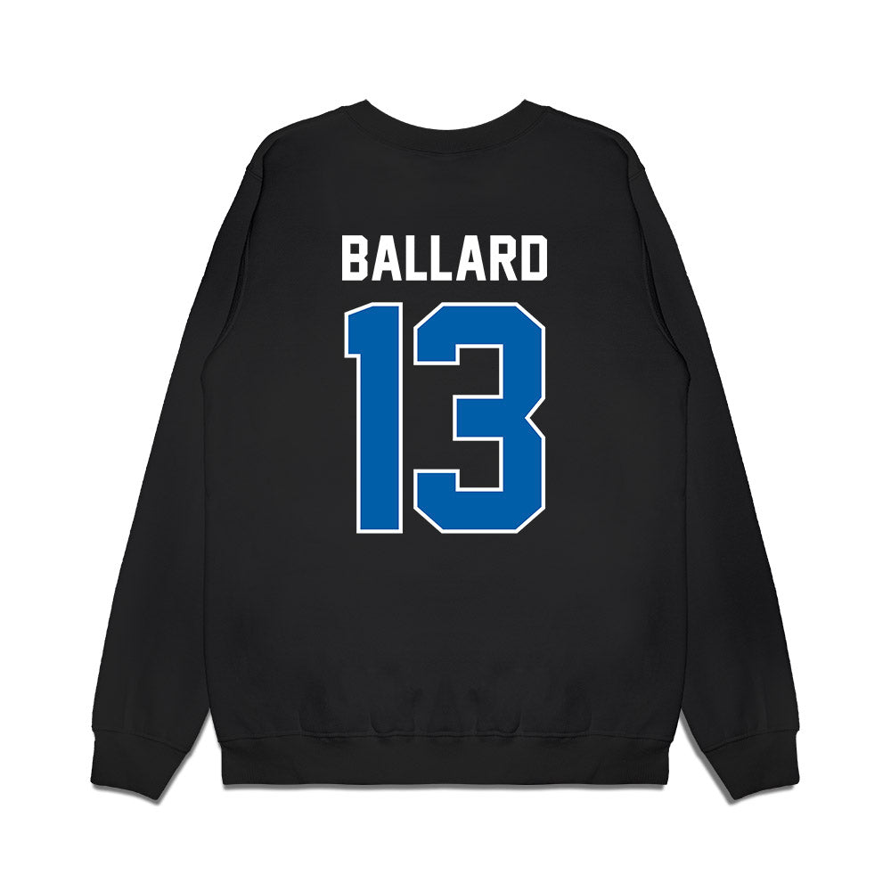 Buffalo - NCAA Football : Demeteius Ballard - Vintage Helmet Premium Crewneck Sweatshirt-1