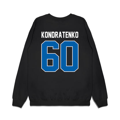 Buffalo - NCAA Football : Valerii Kondratenko - Vintage Helmet Premium Crewneck Sweatshirt-1